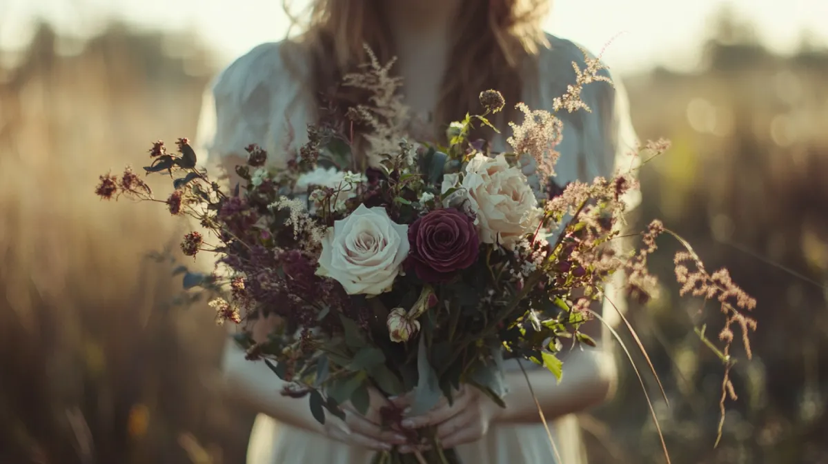 bouquet-mariee-boheme Bouquet de mariée bohème